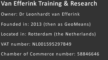 Information about Van Efferink Training & Research